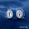 Wholesale Copper Geometric Style Micropaved Zircon Earrings For Women