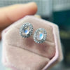 Wholesale Copper Geometric Style Micropaved Zircon Earrings For Women
