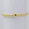 Wholesale Copper Geometric Style Perforated Beads Bracelet Jewelry With Electroplating