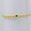 Wholesale Copper Geometric Style Perforated Beads Bracelet Jewelry With Electroplating