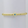 Wholesale Copper Geometric Style Perforated Beads Bracelet Jewelry With Electroplating