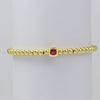 Wholesale Copper Geometric Style Perforated Beads Bracelet Jewelry With Electroplating