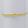 Wholesale Copper Geometric Style Perforated Beads Bracelet Jewelry With Electroplating