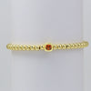 Wholesale Copper Geometric Style Perforated Beads Bracelet Jewelry With Electroplating