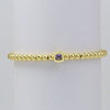 Wholesale Copper Geometric Style Perforated Beads Bracelet Jewelry With Electroplating