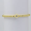 Wholesale Copper Geometric Style Perforated Beads Bracelet Jewelry With Electroplating