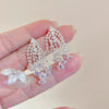 Wholesale Copper Geometric Tassel Earrings Electroplated Little Fresh Style For Women
