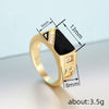 Wholesale Copper Geometric Vintage Ring With Micro Inlay Zircon For Women