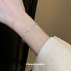 Wholesale Copper Geometric Wave Diamondencrusted Women's Bracelet