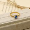 Wholesale Copper Geometric Western Ancient Style Electroplating Ring For Women