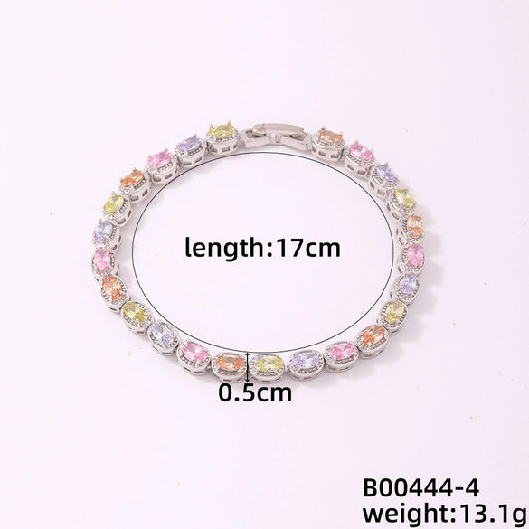 Wholesale Copper Geometric Women's Electroplated Bracelet Simple Retro Style