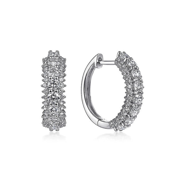 Wholesale Copper Geometric Zircon Earrings For Women Fashion Style