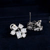 Wholesale Copper Geometric Zircon Earrings For Women Sweet Cool Elegant Style