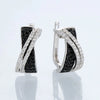 Wholesale Copper Geometric Zircon Fashion Women's Earrings
