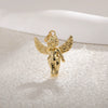 Wholesale Copper Gold Plated Cartoon Characters Angel Pendant Necklace With Electroplating Treatment