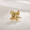 Wholesale Copper Gold Plated Cartoon Characters Angel Pendant Necklace With Electroplating Treatment