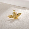 Wholesale Copper Gold Plated Cartoon Characters Angel Pendant Necklace With Electroplating Treatment