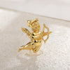 Wholesale Copper Gold Plated Cartoon Characters Angel Pendant Necklace With Electroplating Treatment