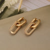 Wholesale Copper Gold Plated Geometric Earrings For Women With Simple Design And High End Sense