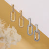 Wholesale Copper Gold Plated Geometric Earrings For Women With Simple Design And High End Sense