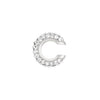 Wholesale Copper Goldplated Geometric Cshaped Diamond Point Drill Ear Clip For Women And Unisex