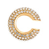 Wholesale Copper Goldplated Geometric Cshaped Diamond Point Drill Ear Clip For Women And Unisex