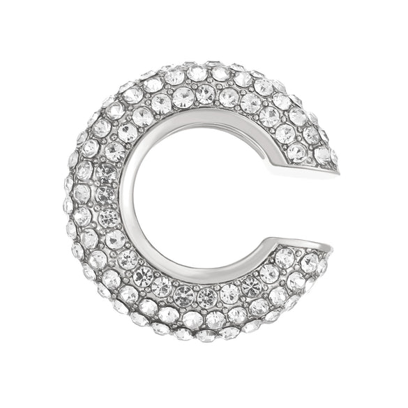 Wholesale Copper Goldplated Geometric Cshaped Diamond Point Drill Ear Clip For Women And Unisex