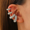 Wholesale Copper Goldplated Geometric Cshaped Diamond Point Drill Ear Clip For Women And Unisex