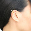 Wholesale Copper Goldplated Geometric Cshaped Ear Cuff Earrings Unisex Electroplated