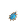 Wholesale Copper Goldplated Geometric Inlaid Zircon Crystal Pendant Jewelry Accessories For Diy Hair Bracelet Necklace