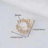 Wholesale Copper Goldplated Geometric Inlaid Zircon Crystal Pendant Jewelry Accessories For Diy Hair Bracelet Necklace