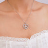 Wholesale Copper Goldplated Geometric Micropaved Zircon Cross Women's Light Luxury O Chain Necklace