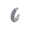 Wholesale Copper Goldplated Micropaved Colored Diamond Inlaid Zircon Ushape Nonpiercing Women's Ear Clips Jewelry