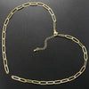 Wholesale Copper Goldplated Rectangular Geometric Splicing Necklace For Women