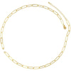 Wholesale Copper Goldplated Rectangular Geometric Splicing Necklace For Women
