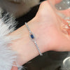 Wholesale Copper Gourd Hollow Bracelet With Real Gold Electroplated Zircon Geometric Pattern Light Luxury Style For Women
