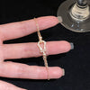 Wholesale Copper Gourd Hollow Bracelet With Real Gold Electroplated Zircon Geometric Pattern Light Luxury Style For Women