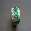 Wholesale Copper Halfcircle Geometric Zircon Inlaid Hiphop Style Women's Ring