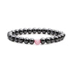 Wholesale Copper Handmade Simple Geometric Beaded Bracelet With Letters Numbers Text For Couples