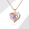 Wholesale Copper Heart Geometric Electroplating Snake Bone Chain Necklace For Women