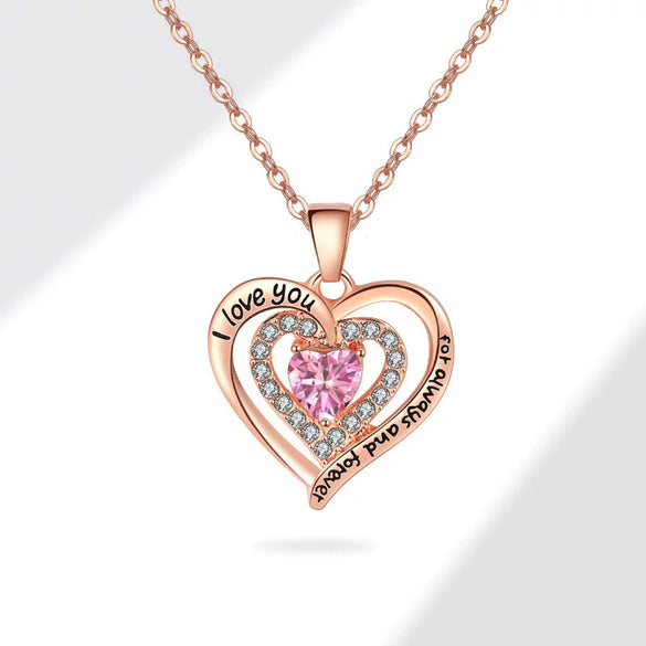 Wholesale Copper Heart Geometric Electroplating Snake Bone Chain Necklace For Women