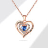 Wholesale Copper Heart Geometric Electroplating Snake Bone Chain Necklace For Women