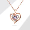 Wholesale Copper Heart Geometric Electroplating Snake Bone Chain Necklace For Women