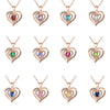 Wholesale Copper Heart Geometric Electroplating Snake Bone Chain Necklace For Women