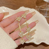Wholesale Copper Heart Shape Electroplated Earrings For Women