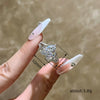 Wholesale Copper Heart Shape Ring With Zircon For Women