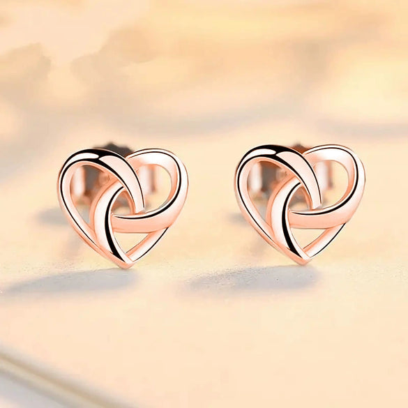 Wholesale Copper Heartshaped Women's Earrings