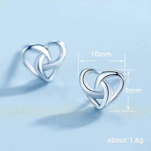 Wholesale Copper Heartshaped Women's Earrings
