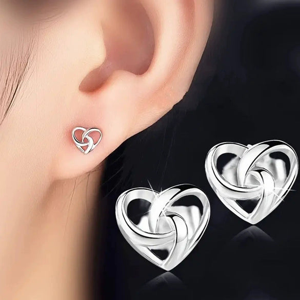 Wholesale Copper Heartshaped Women's Earrings