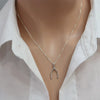 Wholesale Copper Herringbone Ing Bone Pendant Necklace With Mixed Gem Inlay And Geometric Design And Zircon Treatment
